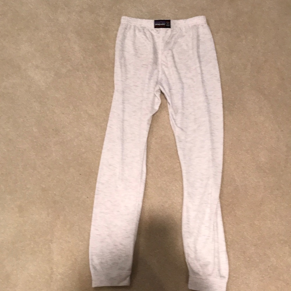 Patagonia light gray long underwear